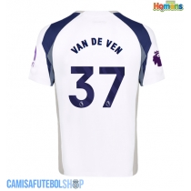 Camisa de time de futebol Tottenham Hotspur Micky van de Ven #37 Replicas 1º Equipamento 2025-26 Manga Curta